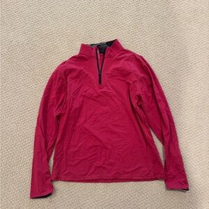 Greyson Red/Burgundy Quarter-Zip Pullover
